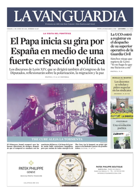 Cover of La Vanguardia