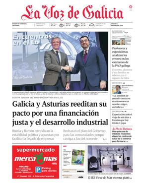Cover of La Voz de Galicia (Barbanza)
