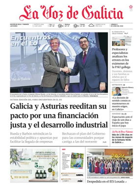Cover of La Voz de Galicia (Deza)
