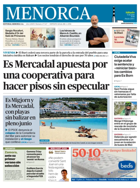 Cover of Menorca Diario Insular
