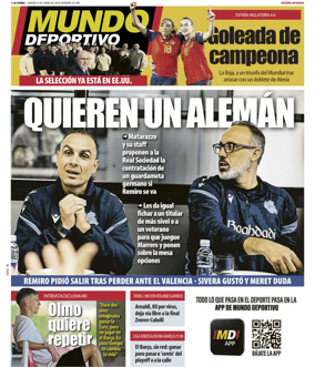 Cover of Mundo Deportivo (Gipuzkoa)