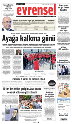 Cover of Evrensel Gazetesi