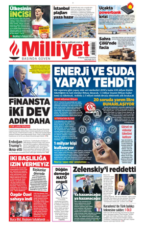 Cover of Milliyet