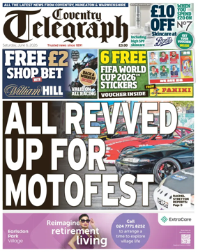 Cover of Coventry Telegraph
