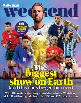Cover of Daily Mail Weekend Magazine