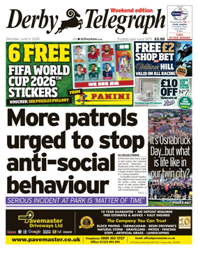 Cover of Derby Telegraph
