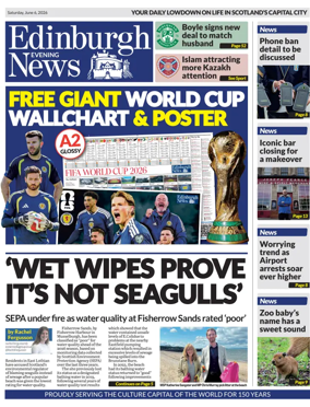 Cover of Edinburgh Evening News