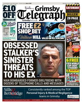 Cover of Grimsby Telegraph