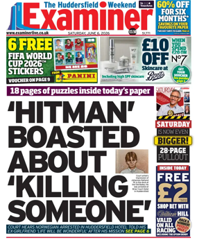 Cover of Huddersfield Daily Examiner