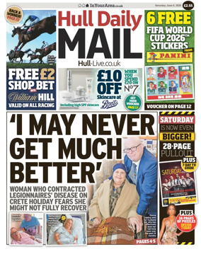 Cover of Hull Daily Mail
