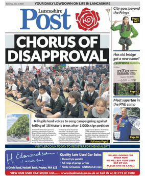 Cover of Lancashire Evening Post