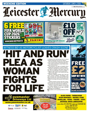 Cover of Leicester Mercury