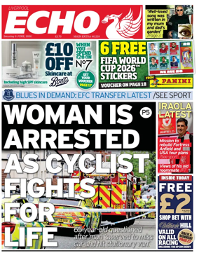 Cover of Liverpool Echo
