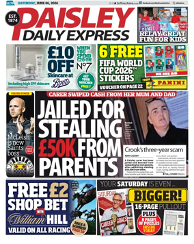 Cover of Paisley Daily Express