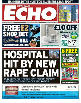 Cover of South Wales Echo