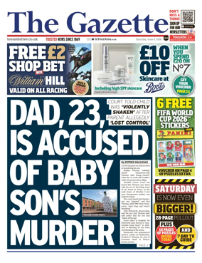 Cover of Teesside Evening Gazette