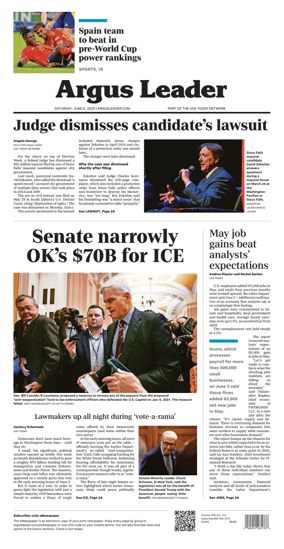 Cover of Argus Leader