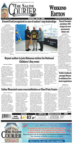 Cover of The Saline Courier Weekend