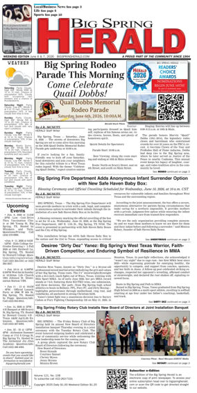 Cover of Big Spring Herald Weekend