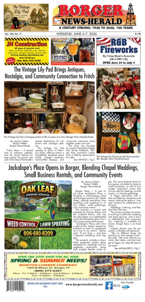 Cover of Borger News-Herald