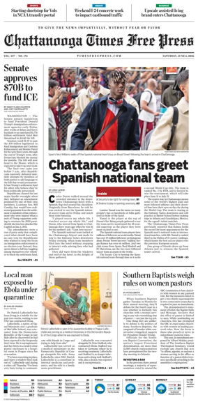 Cover of Chattanooga Times Free Press