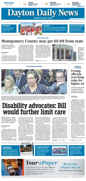 Cover of Dayton Daily News