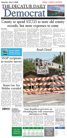 Cover of The Decatur Daily Democrat