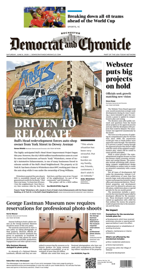 Cover of Democrat and Chronicle