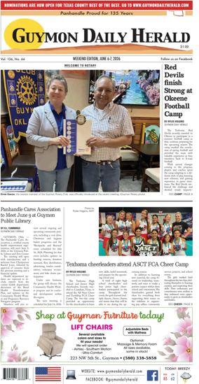 Cover of Guymon Daily Herald
