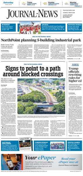 Cover of Hamilton Journal News