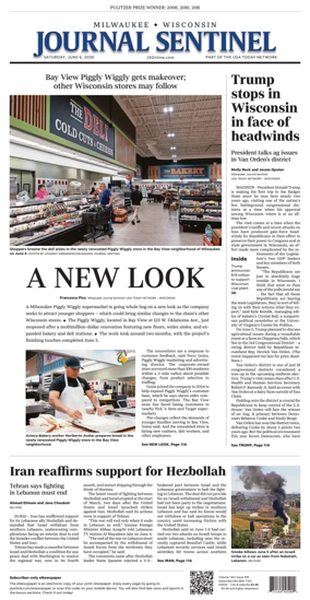 Cover of Milwaukee Journal Sentinel