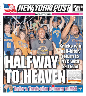 Cover of New York Post