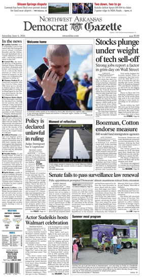 Cover of Northwest Arkansas Democrat-Gazette