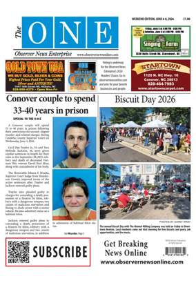 Cover of Observer News Enterprise