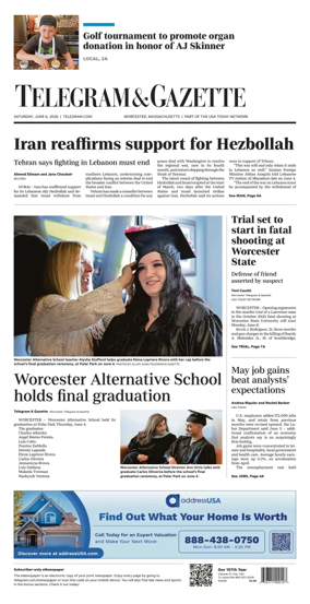 Cover of Telegram & Gazette