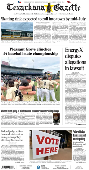 Cover of Texarkana Gazette