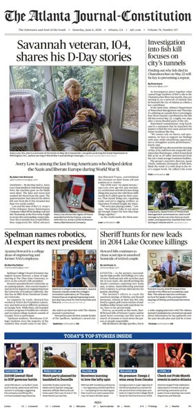 Cover of The Atlanta Journal-Constitution