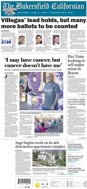 Cover of The Bakersfield Californian