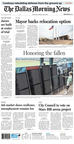 Cover of The Dallas Morning News