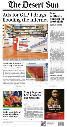 Cover of The Desert Sun