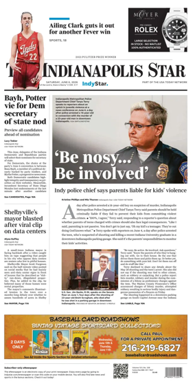 Cover of The Indianapolis Star