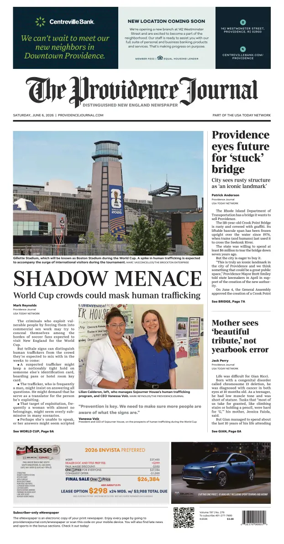 Cover of The Providence Journal
