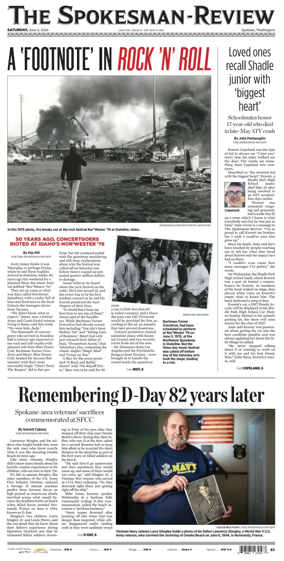 Cover of The Spokesman-Review (Spokane)