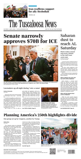Cover of The Tuscaloosa News