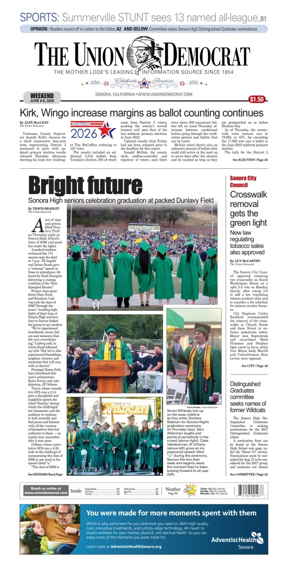 Cover of The Union Democrat