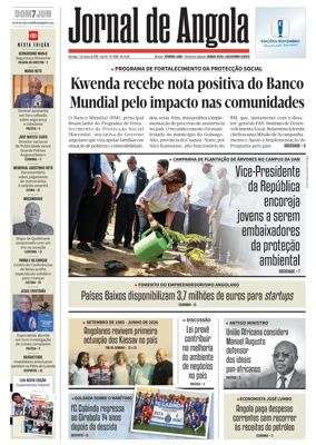 Cover of Jornal de Angola