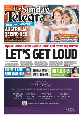 Cover of The Daily Telegraph (Sydney)