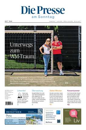Cover of Die Presse am Sonntag