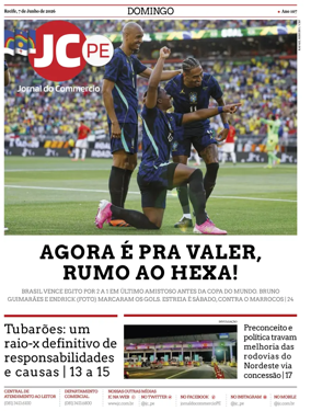 Cover of Jornal do Commercio