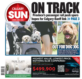 Cover of Calgary Sun